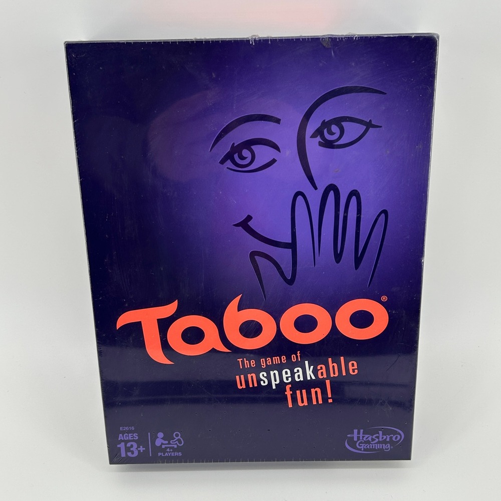 Hasbro Gaming Taboo Board Game E2616 Unspeakable Fun Party Game 13+ NEW SEALED